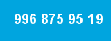 996 875 95 19 996 875 95 19